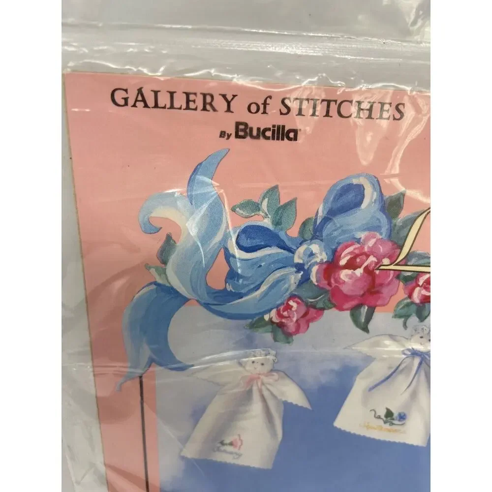 New Bucilla Flowers of the Month 1992 Gallery Stitches 12‎ Littlest Angels 33260